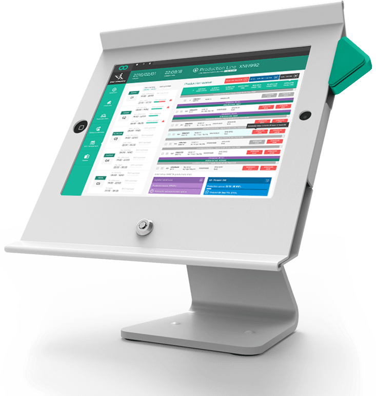 Electronic Kanban Queue at Manufacturing kiosk